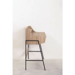 Bureau En MDF Et Métal Ancher SKLUM MDF - Métal Bois Naturel - Bois Naturel Bois Naturel 10 Bureau En MDF Et Métal Ancher SKLUM MDF - Métal Bois Naturel - Bois Naturel Bois Naturel -France Bureau Soldes 2022 23162989 4