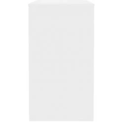 Topdeal Bureau Blanc Brillant 90 X 40 X 72 Cm Aggloméré -France Bureau Soldes 2022 23290727 5