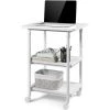 COSTWAY 3 Niveaux Support Pour Imprimante Avec Roulettes Pivotantes à 360 ° Mobile Printer Chariot -France Bureau Soldes 2022 23442511 1