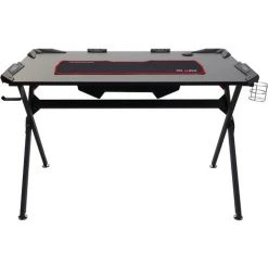 Bureau HHG-177, Table D'ordinateur, Bureau De Jeunesse, Jeu En Ligne, 120x75cm Noir -France Bureau Soldes 2022 23502806 4