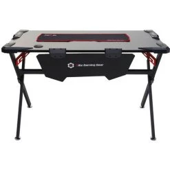 Bureau HHG-177, Table D'ordinateur, Bureau De Jeunesse, Jeu En Ligne, 120x75cm Noir -France Bureau Soldes 2022 23502806 5