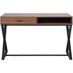 HOMEINBOX Bureau Design Mid-Century De 120 Cm De Largeur Avec Tiroir Et étagère Extérieure 4323 10 HOMEINBOX Bureau Design Mid-Century De 120 Cm De Largeur Avec Tiroir Et étagère Extérieure 4323 -France Bureau Soldes 2022 23819804 4