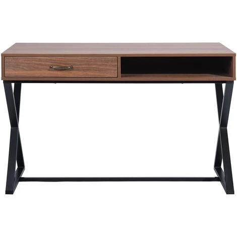 HOMEINBOX Bureau Design Mid-Century De 120 Cm De Largeur Avec Tiroir Et étagère Extérieure 4323 6 HOMEINBOX Bureau Design Mid-Century De 120 Cm De Largeur Avec Tiroir Et étagère Extérieure 4323 – Image 4