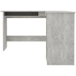 Bureau D'angle En Forme De L 120x140x75 Cm Aggloméré Gris Béton VidaXL 10 Bureau D'angle En Forme De L 120x140x75 Cm Aggloméré Gris Béton VidaXL -France Bureau Soldes 2022 23855333 4