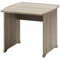 Table De Bureau Avec Patins L80 Cm - Fabrication Française - Calicosy - Bois Foncé - Bois Foncé