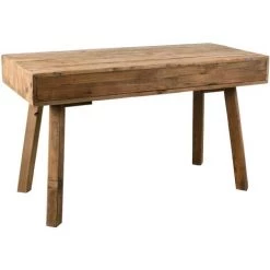 AUBRY GASPARD Bureau En Pin Recyclé Naturel - Naturel -France Bureau Soldes 2022 23948199 3