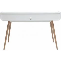 MILIBOO Bureau Scandinave Bois Et Blanc 2 Tiroirs L140 Cm OPUS - Bois Clair / Blanc 10 MILIBOO Bureau Scandinave Bois Et Blanc 2 Tiroirs L140 Cm OPUS - Bois Clair / Blanc -France Bureau Soldes 2022 24168006 4