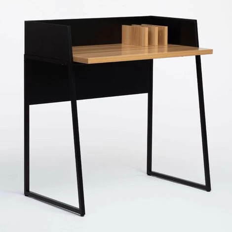 Bureau En Acier Et Bois Yneh SKLUM Acier - MDF - Noir 3 Bureau En Acier Et Bois Yneh SKLUM Acier - MDF - Noir