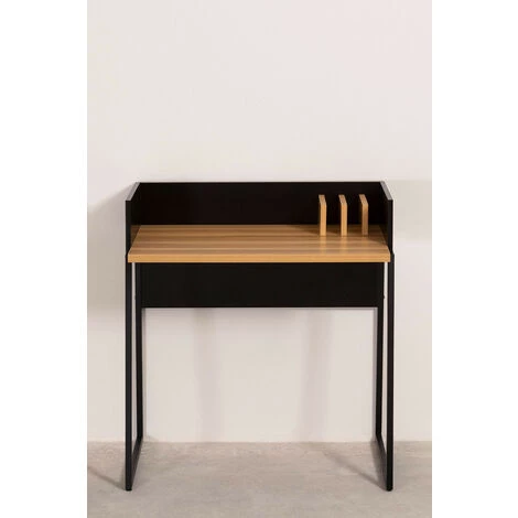 Bureau En Acier Et Bois Yneh SKLUM Acier - MDF - Noir 5 Bureau En Acier Et Bois Yneh SKLUM Acier - MDF - Noir – Image 3