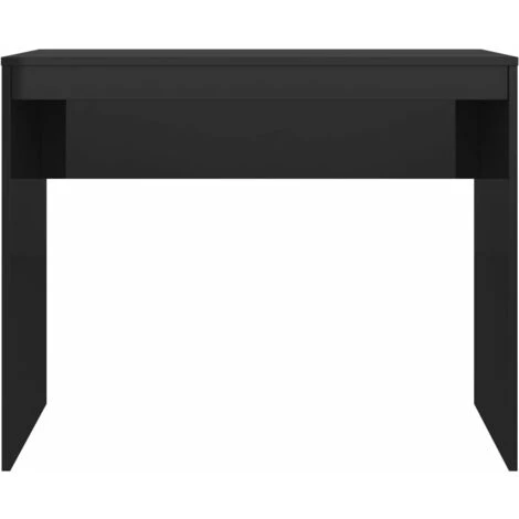 YOUTHUP Bureau Noir Brillant 90 X 40 X 72 Cm Aggloméré - Noir 6 YOUTHUP Bureau Noir Brillant 90 X 40 X 72 Cm Aggloméré - Noir – Image 4