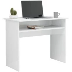 YOUTHUP Bureau Blanc Brillant 90x50x74 Cm Aggloméré - Blanc 9 YOUTHUP Bureau Blanc Brillant 90x50x74 Cm Aggloméré - Blanc -France Bureau Soldes 2022 24555708 3