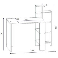 AZURA HOME DESIGN Bureau METU - Blanc 11 AZURA HOME DESIGN Bureau METU - Blanc -France Bureau Soldes 2022 25069273 5