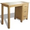 ASUPERMALL Bureau Avec 3 Tiroirs 106 X 40 X 75 Cm Bois De Chene Massif -France Bureau Soldes 2022 25228659 1