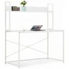 Hommoo Bureau D'ordinateur Blanc 120 X 60 X 138 Cm HDV07548 -France Bureau Soldes 2022 25319675 1