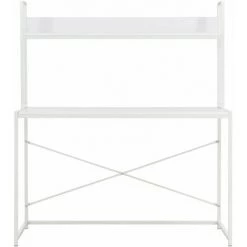 Hommoo Bureau D'ordinateur Blanc 120 X 60 X 138 Cm HDV07548 -France Bureau Soldes 2022 25319675 3