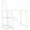 Hommoo Bureau Avec Etagere Blanc 102x50x117 Cm HDV07573 -France Bureau Soldes 2022 25319733 1