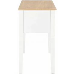 Hommoo Bureau Blanc 109,5 X 45 X 77,5 Cm Bois HDV22222 11 Hommoo Bureau Blanc 109,5 X 45 X 77,5 Cm Bois HDV22222 -France Bureau Soldes 2022 25320121 5