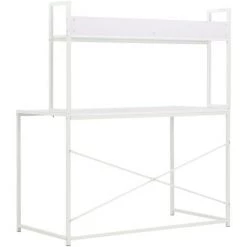 TRUE DEAL Bureau D'ordinateur Blanc 120 X 60 X 138 Cm 10 TRUE DEAL Bureau D'ordinateur Blanc 120 X 60 X 138 Cm -France Bureau Soldes 2022 26216996 4