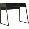 TRUE DEAL Bureau Noir 90x60x88 Cm