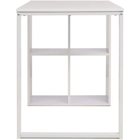 TRUE DEAL Table D'écriture 120 X 60 X 75 Cm Blanc 7 TRUE DEAL Table D'écriture 120 X 60 X 75 Cm Blanc – Image 5