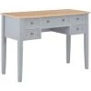 TRUE DEAL Bureau Gris 109,5 X 45 X 77,5 Cm Bois -France Bureau Soldes 2022 26269399 1