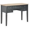 TRUE DEAL Bureau Noir 109,5 X 45 X 77,5 Cm Bois -France Bureau Soldes 2022 26269400 1