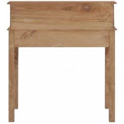 TRUE DEAL Bureau 90x50x100 Cm Bois De Teck Massif 11 TRUE DEAL Bureau 90x50x100 Cm Bois De Teck Massif -France Bureau Soldes 2022 26272575 5