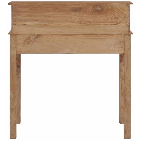 TRUE DEAL Bureau 90x50x100 Cm Bois De Teck Massif 7 TRUE DEAL Bureau 90x50x100 Cm Bois De Teck Massif – Image 5