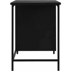 YOUTHUP Bureau Industriel Avec Tiroirs Noir 120x55x75 Cm Acier - Noir -France Bureau Soldes 2022 26526039 5