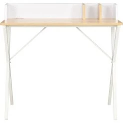YOUTHUP Bureau Blanc Et Naturel 80x50x84 Cm - Blanc 8 YOUTHUP Bureau Blanc Et Naturel 80x50x84 Cm - Blanc -France Bureau Soldes 2022 26526583 2