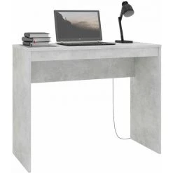 ASUPERMALL Bureau Gris Beton 90 X 40 X 72 Cm Agglomere -France Bureau Soldes 2022 26708494 5