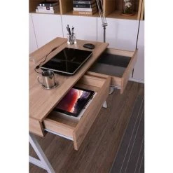 SIX Bureau Informatique Domi - Aspect Bois De Chêne -France Bureau Soldes 2022 26798828 5