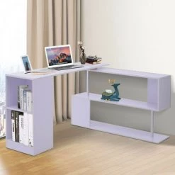 MH Bureau Design Contemporain Lukas Blanc -France Bureau Soldes 2022 26798878 3