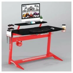 SIX Bureau Gaming Taroudant Rouge/Noir -France Bureau Soldes 2022 26798883 3