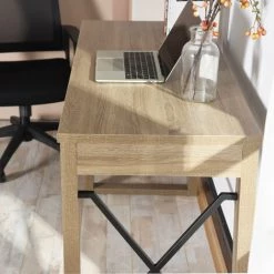 HOMEINBOX Table D'étude De Bureau D'ordinateur Rustique Avec Tiroir De Rangement 112x51x76cm 5512 -France Bureau Soldes 2022 26943170 3