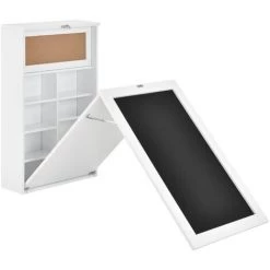 Table Murale Pliable MDF 156 X 50 X 91,5 Cm Blanc [en.casa] -France Bureau Soldes 2022 27153804 4