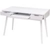 Bureau HHG-888b, Table Pour Ordinateur, MDF 120x55cm ~ Blanc