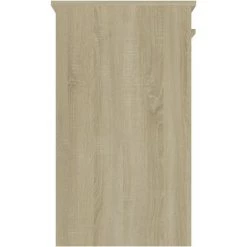 LITZEE Bureau Chêne Sonoma 90x45x76 Cm Aggloméré -France Bureau Soldes 2022 27334030 5