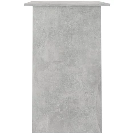 LITZEE Bureau Gris Béton 90x50x74 Cm Aggloméré 7 LITZEE Bureau Gris Béton 90x50x74 Cm Aggloméré – Image 5