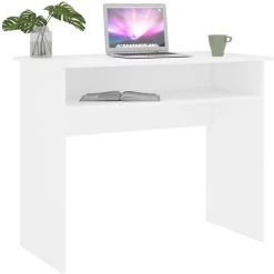 LangRay Bureau Blanc 90x50x74 Cm Aggloméré 9 LangRay Bureau Blanc 90x50x74 Cm Aggloméré -France Bureau Soldes 2022 27385259 3