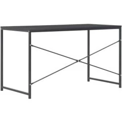 LITZEE Bureau D'ordinateur Noir 120 X 60 X 70 Cm -France Bureau Soldes 2022 27507371 4