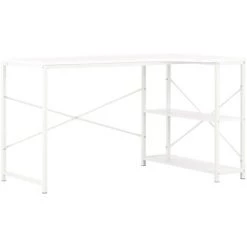 LITZEE Bureau D'ordinateur Blanc 120 X 72 X 70 Cm -France Bureau Soldes 2022 27507389 2