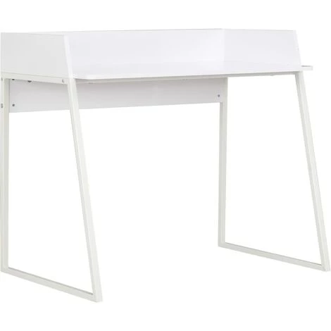 LITZEE Bureau Blanc 90 X 60 X 88 Cm 3 LITZEE Bureau Blanc 90 X 60 X 88 Cm