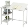 HOMCOM Table à Dessin Bureau Inclinable Design Contemporain Dim. 110L X 55l X 76H Cm 2 étagères Panneaux Particules Métal Blanc - Blanc 2 HOMCOM Table à Dessin Bureau Inclinable Design Contemporain Dim. 110L X 55l X 76H Cm 2 étagères Panneaux Particules Métal Blanc - Blanc -France Bureau Soldes 2022 27561213 1