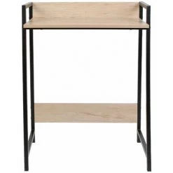 ALTOBUY GREGG - Bureau Simple Piétement Métallique Noir - Noir -France Bureau Soldes 2022 27581285 3