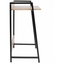 ALTOBUY GREGG - Bureau Simple Piétement Métallique Noir - Noir -France Bureau Soldes 2022 27581285 4