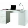 MEUBLETMOI Bureau Blanc 4 Tiroirs - Achille - Blanc -France Bureau Soldes 2022 27628377 1