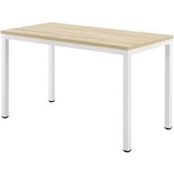 Bureau Réglable En Hauteur Odense 75 X 120 X 60 Cm Chêne Blanc [en.casa] -France Bureau Soldes 2022 27796893 3