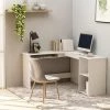 ASUPERMALL Bureau D'angle En Forme De L Blanc 120x140x75 Cm Agglomere -France Bureau Soldes 2022 27972364 1