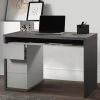 OFFICE24 Bureau Design Moderne Gris Avec 3 Tiroirs 110x60cm Mackay -France Bureau Soldes 2022 28011886 1